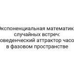 Экспоненциальная математика случайных встреч: поведенческий аттрактор часов в фазовом пространстве